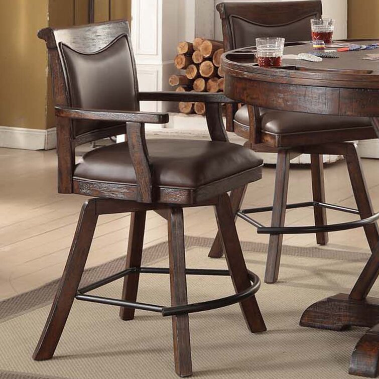 Loon Peak Iryss Swivel Stool Reviews Wayfair